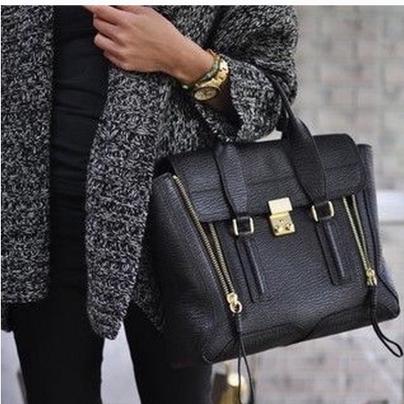 Phillip Lim Black Leather Bag - Picture 3 of 6